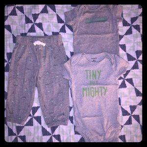 Carter’s, 3-piece play set, baby boy, 6 month